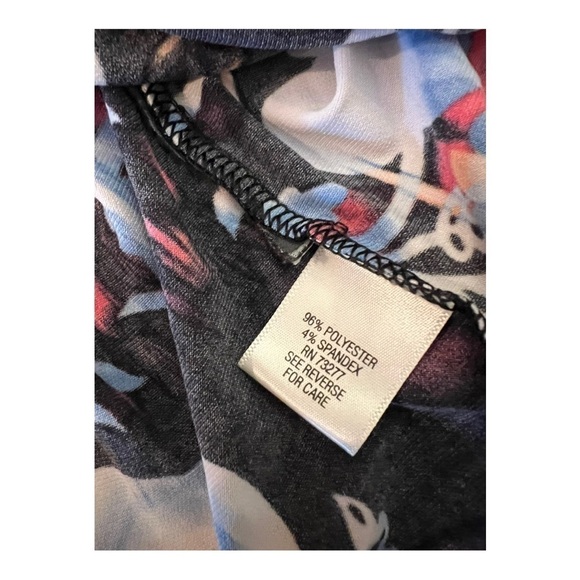 Dana Buchman Floral Dress Sleeveless Wrap XL - Picture 8 of 9